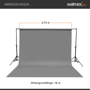 sfondo cartone 2,72x10m, grigio