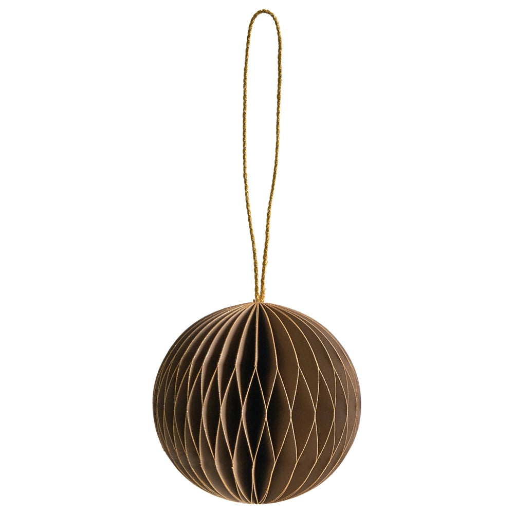 Set di 20 palline natalizie multicolori in carta a nido d'ape da appendere Decorazioni 3D per Natale