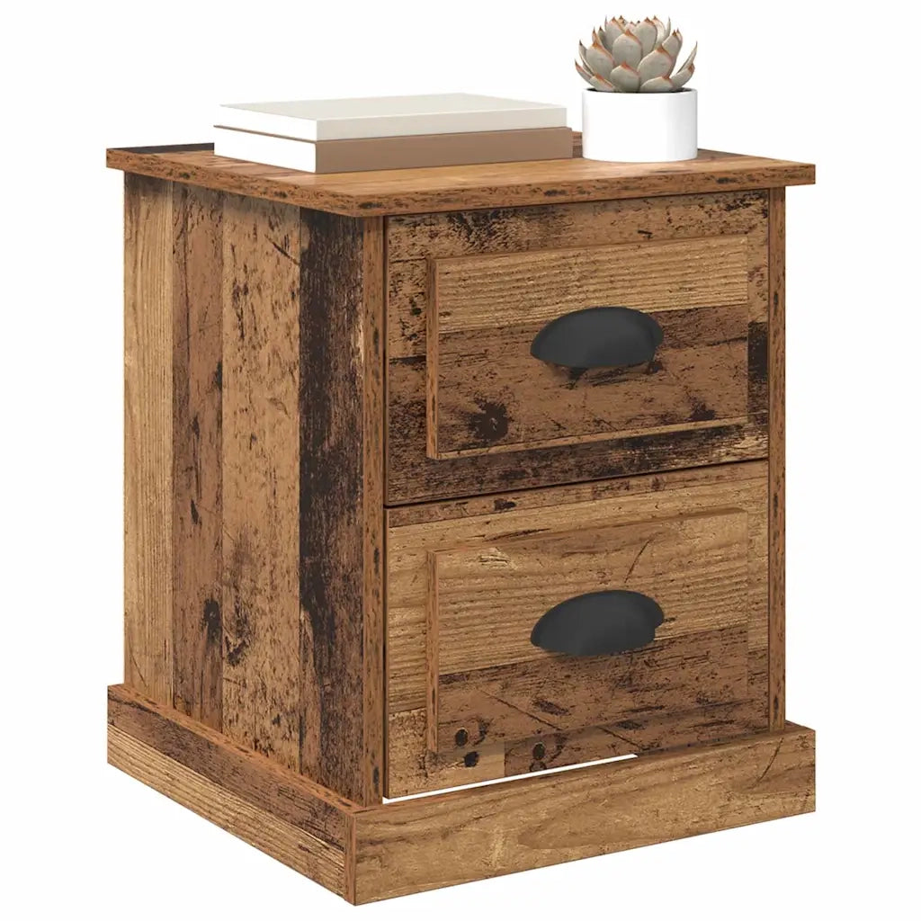 Armadio da Notte con cassetto Legno vecchio 39 x 39 x 47.5 cm 881328