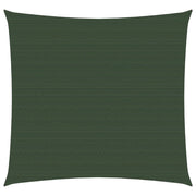 Vela ombreggiante 160 g/m² verde scuro 5 x 5 m HDPE 02_0009438