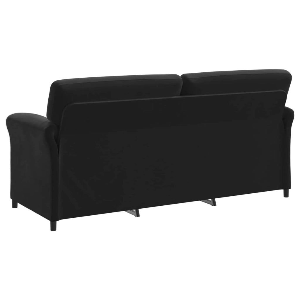 Set di divani 2 pz Nero Velluto 3424919
