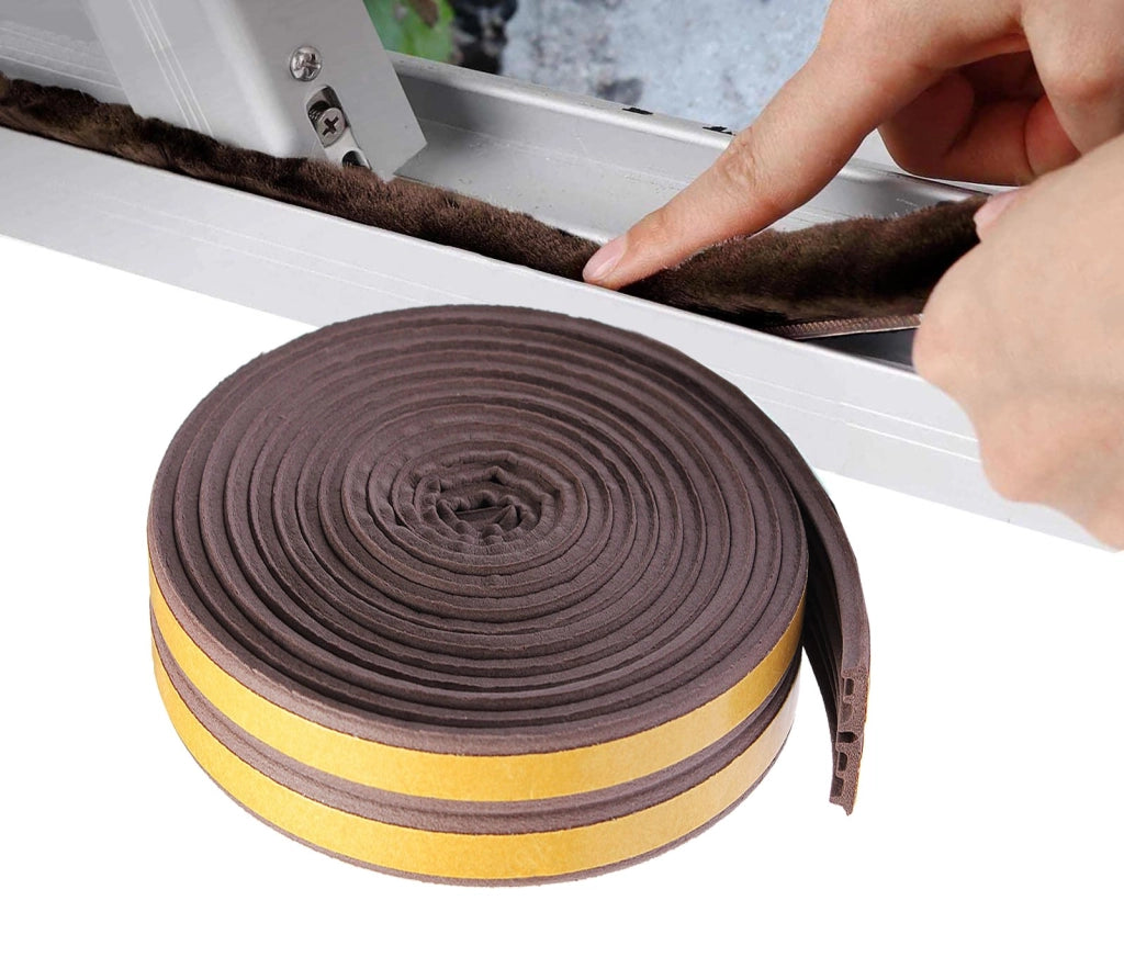 PARAFREDDO PER PORTE E FINESTRE IN GOMMA IDEAL STAR mm 9 x 6 mt - Col. Marrone - IDEAL STAR