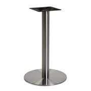 Base tavolo acciaio Gordon colore inox tondo cm ø45h72