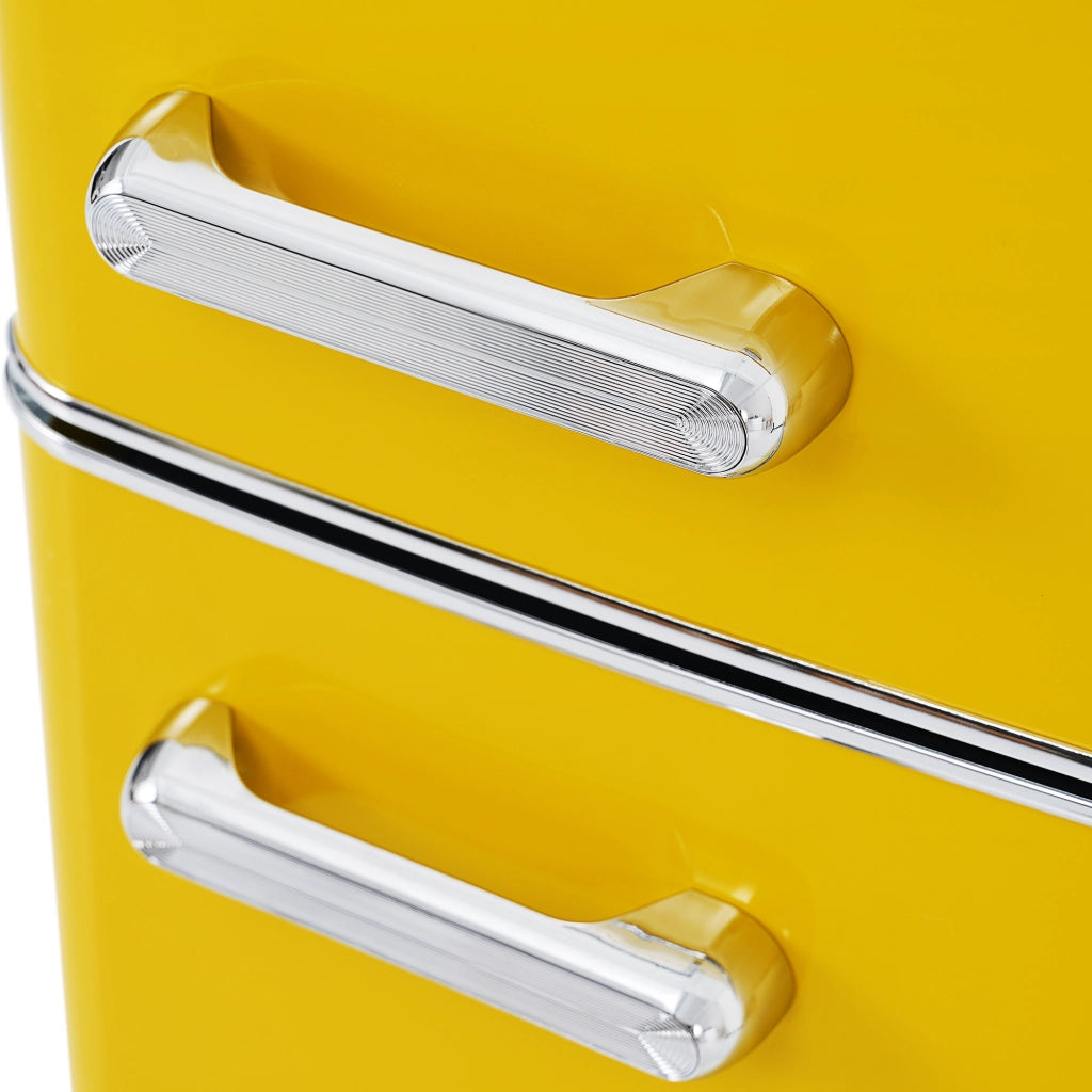 Frigorifero Retro Doppia Porta con Congelatore ¨C MINIMAL ¨C 72L, Classe E, LED