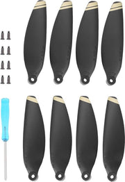 2 Paia Propellers Silenziosi di Rimpiazzo Accessori per Drone Adatti per Mavic Mini 2 - Bordo Oro - Contenuto