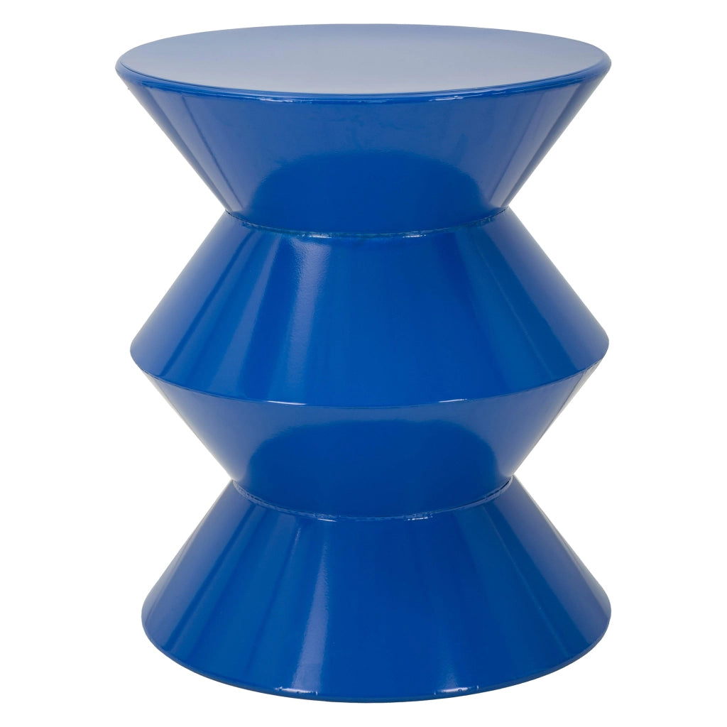Ilam, Tavolino da Salotto Design Moderno, 40x50x38h cm blu