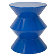 Ilam, Tavolino da Salotto Design Moderno, 40x50x38h cm blu