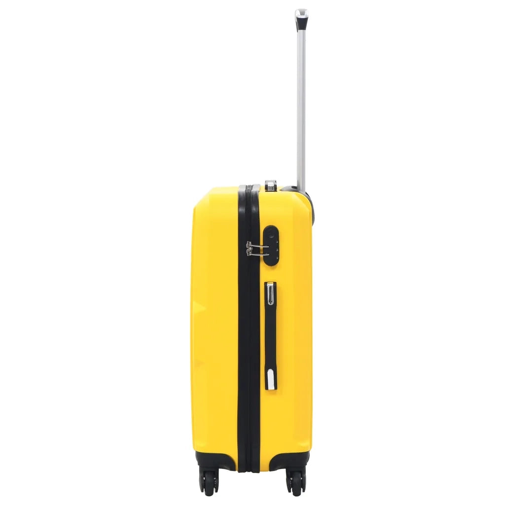 Set Trolley a Custodia Rigida 3 pz Giallo in ABS CFW6321414