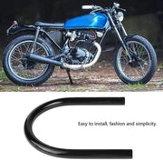 Frametto per motocicletta - telaio metallico per regolazione posteriore - supporto telaio per DIY - nero - 230mm orizzontale predefinito.