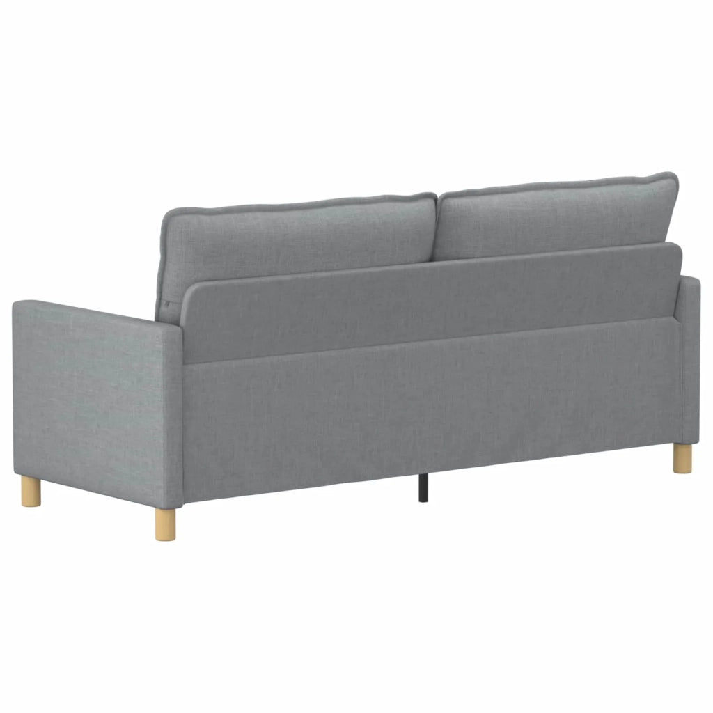 Divano Grigio Chiaro 196 x 81 x 87,5 cm Tessuto