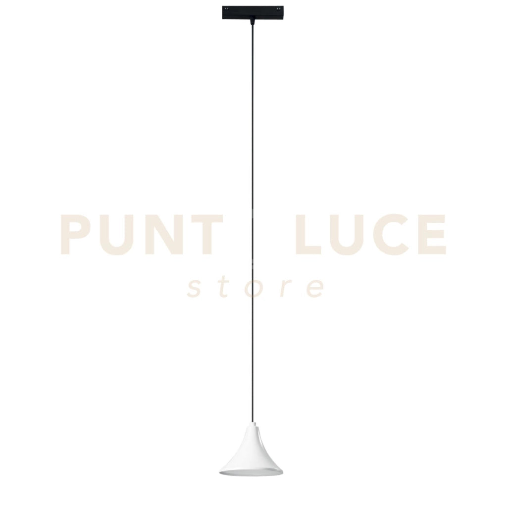 SOSPENSIONE DAVINCI CYMBAL BIANCO LED 48V 8W 780LM 4000K 11X16,1X15CM