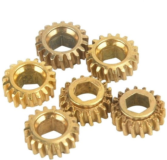 Strumento per regolare la corda della chitarra di alta qualità - 4mm - meccanismo di regolazione - set di corde per chitarra - acciaio duraturo - 6 pezzi - robusto e resistente allo shock