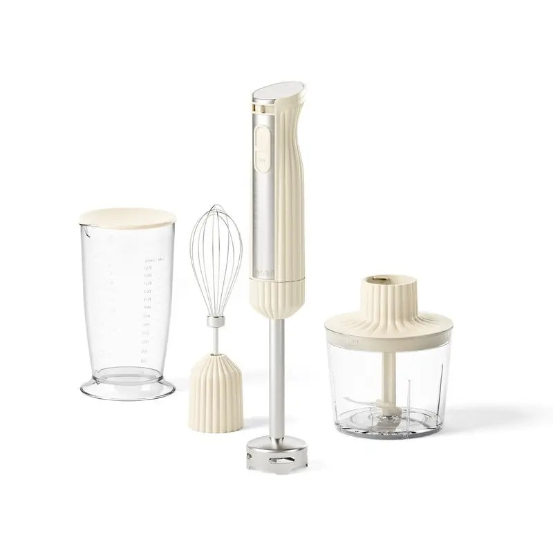 Frullatore a immersione con accessori Sous Chef – Crema
