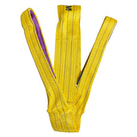 Fascia Cinghia di Sollevamento Gialla 5 metri Portata 6000 Kg Larghezza 100 mm