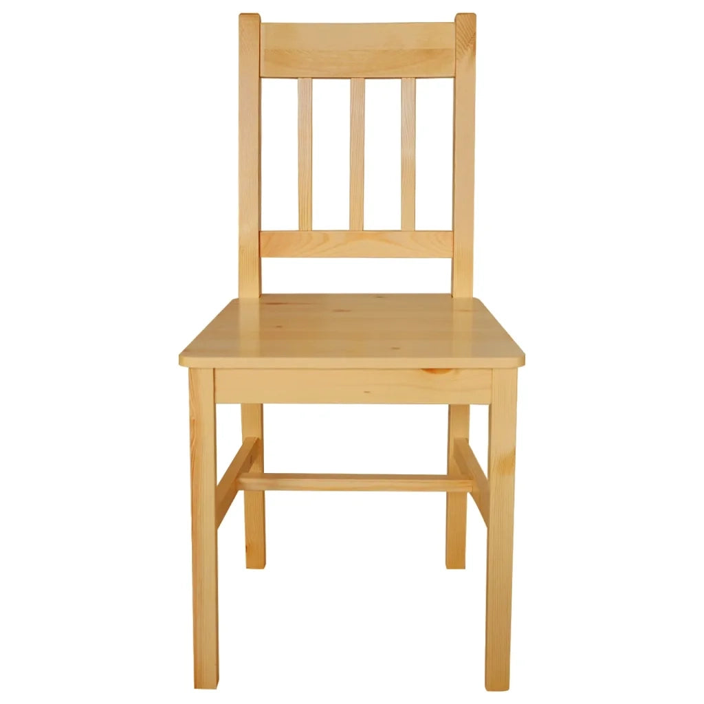 Sedie da Pranzo 2 pz | Sedie da cucina in Legno di Pino