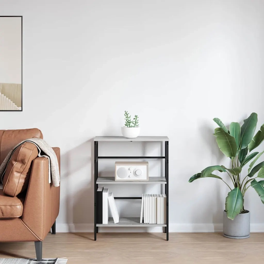 Libreria Grigio Sonoma 60 x 29,5 x 81 cm Legno multistrato