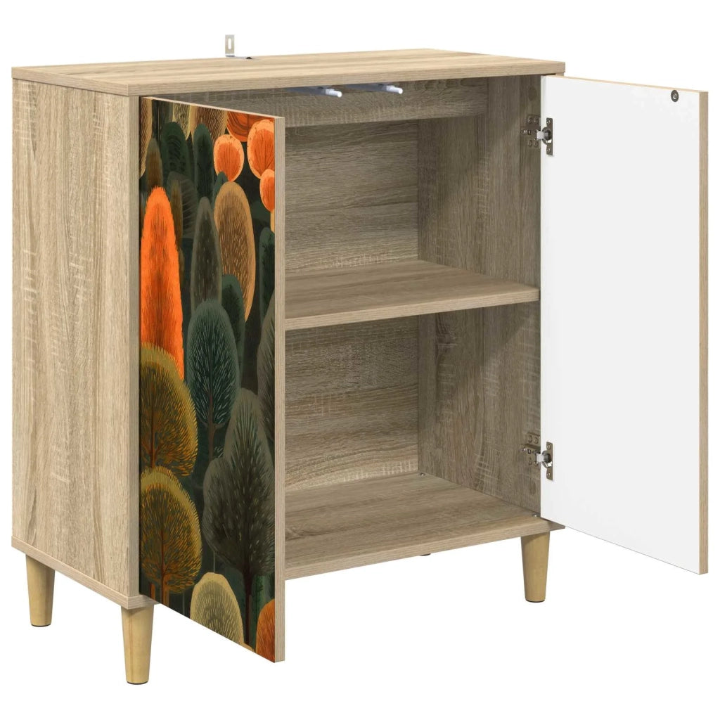 Credenza ZAANDAM Sonoma 69 x 33 x 75 cm Legno ingegnerizzato 8006920