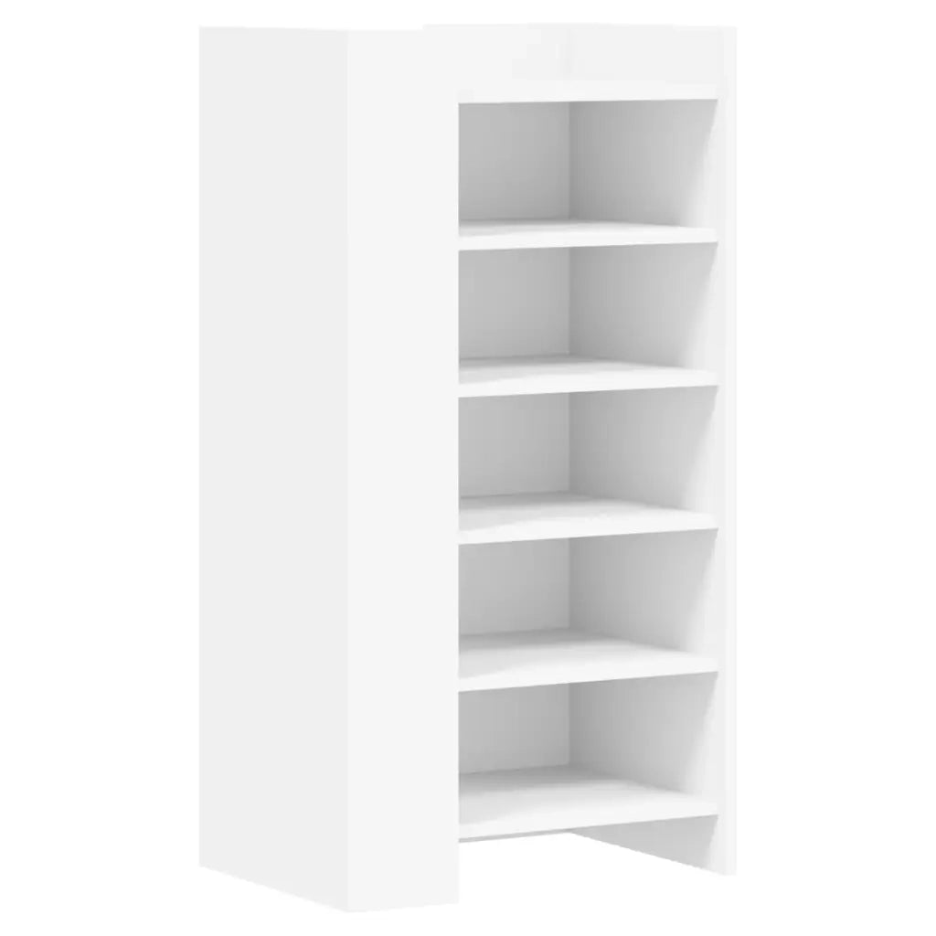 Scarpiera Bianca 52x37,5x100 cm in Legno Multistrato 848444
