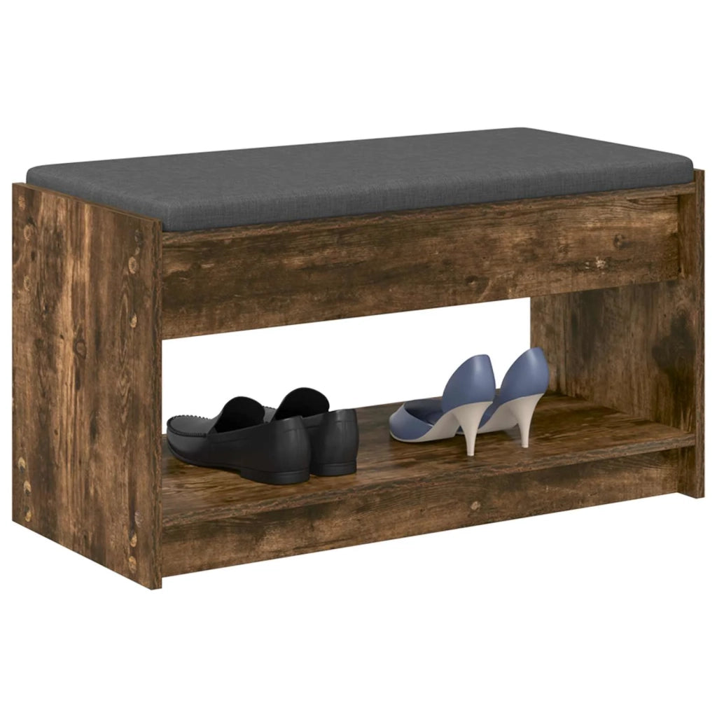 Panca per ingresso Quercia Affumicata 83 x 38 x 45 cm 891580