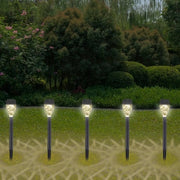 Set di 5 Lampade da Giardino a Led Solare a Batteria - IP44 Ricarica Automatica Esterna