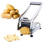 Trade Shop - Taglia Affetta Patate Pelapatate Patatine Fritte Potato Verdure Carote Acciaio -