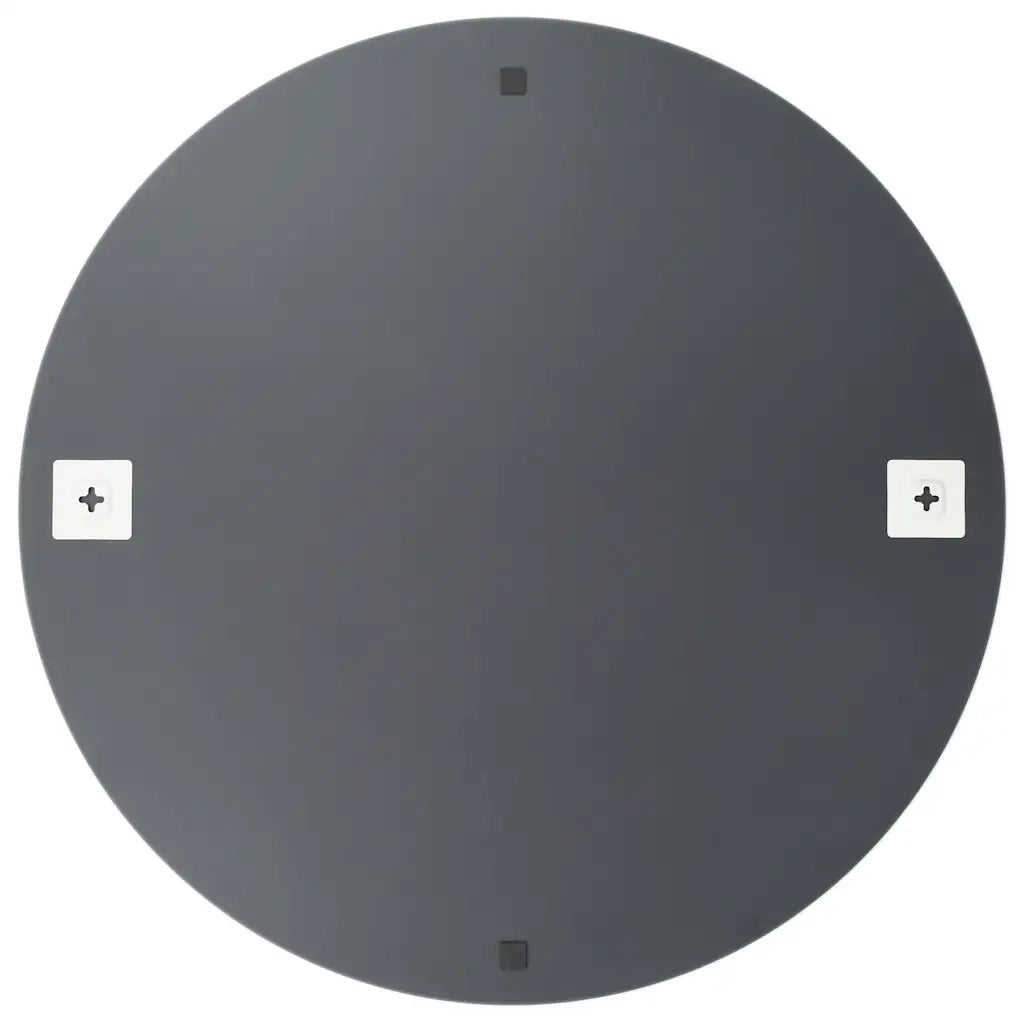 Specchio da Parete Rotondo con Luci LED in Vetro