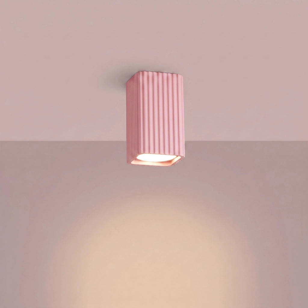 Plafoniera RAYO 10 rosa