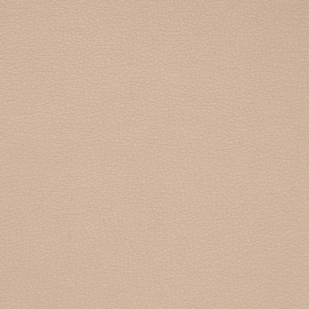 Set di 2 sedie da pranzo con seduta in materiale sintetico beige e struttura in metallo cuscino in stile minimalista scandinavo