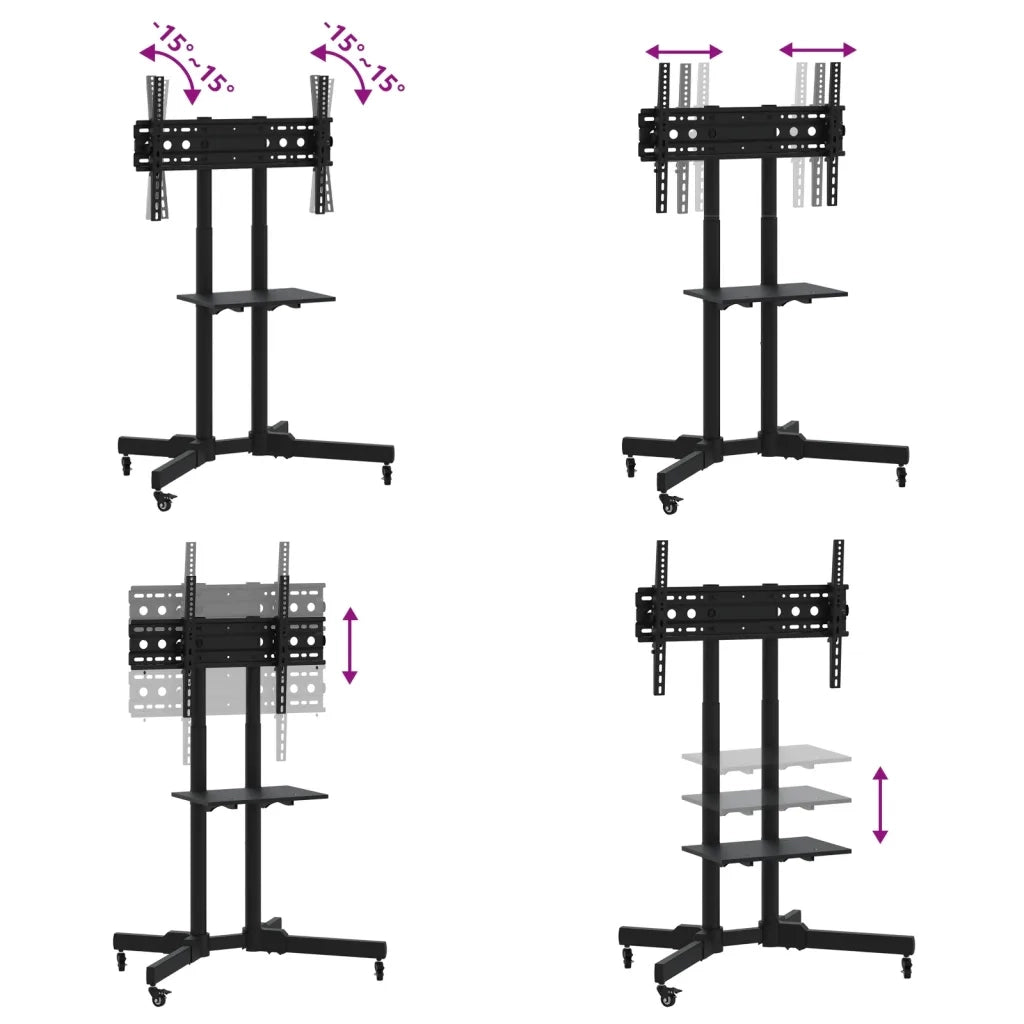 Supporto TV su Ruote-Braccio TV Schermo 32"-70" Max VESA 600x400 mm 50kg