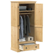Armadio Corona 76x50x170 cm in Legno Massello di Pino 4002768