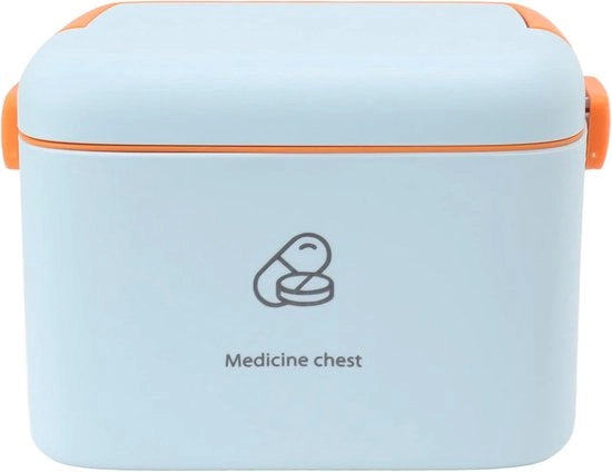 Cassetta di Stoccaggio per Medicinali e Kit di Primo Soccorso - Grande Cassetta di Medicinali per Emergenze