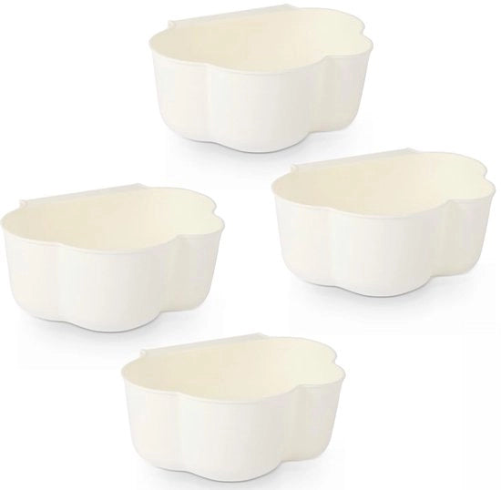 Contenitori di Rifiuti da Cucina da Appendere - 4-Pack Organizzatori Salvapazio per Rifiuti Alimentari