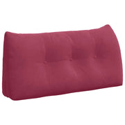 Cuscino per Schiena | Cuscino dorsale Rosso Vino 100 x 24 x 50 cm Velluto