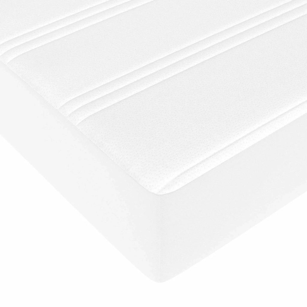 Struttura letto con materasso Altro 2 pcs Bianco PVC 3399418