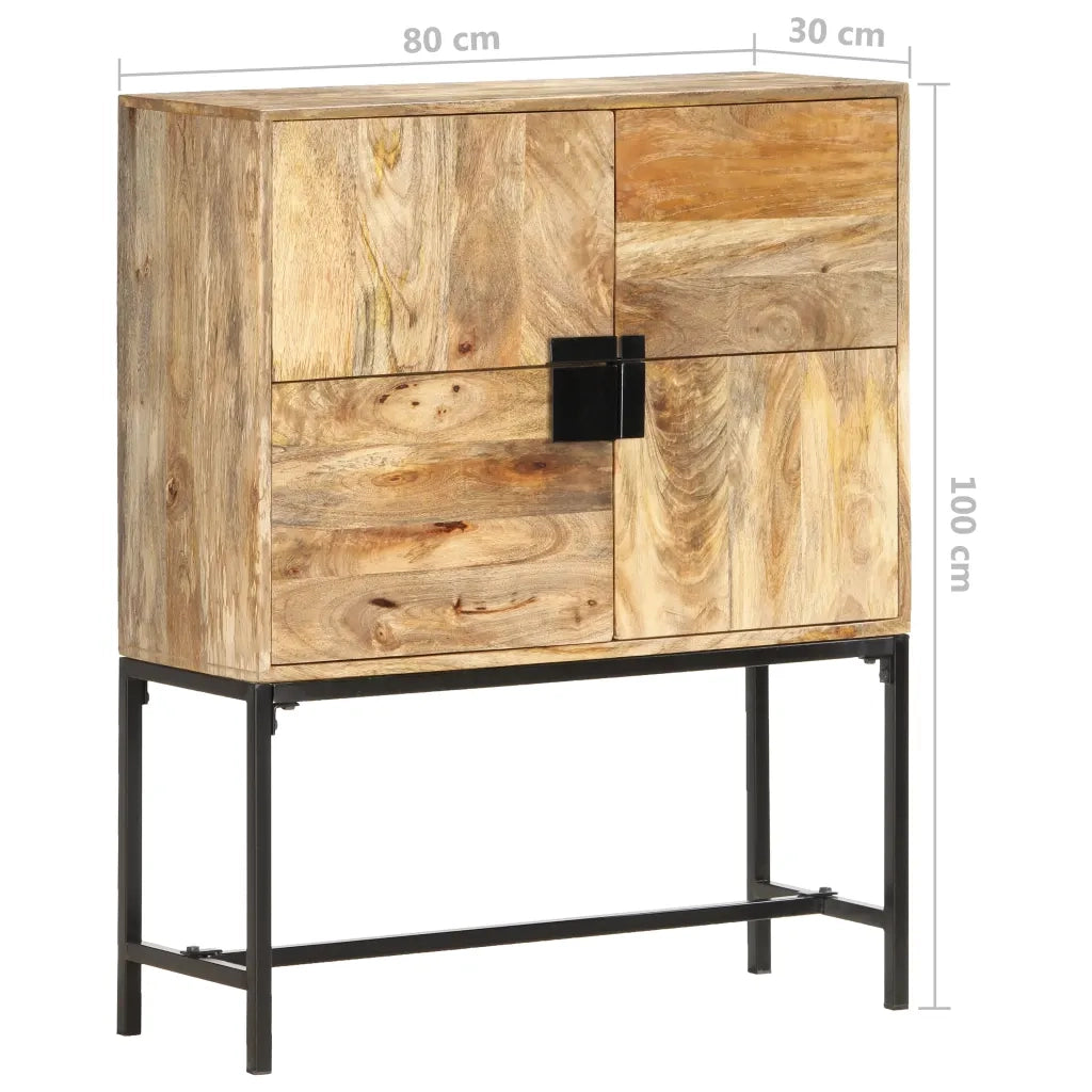 Credenza 80x30x100 cm in Legno Massello di Mango cod mxl 41591