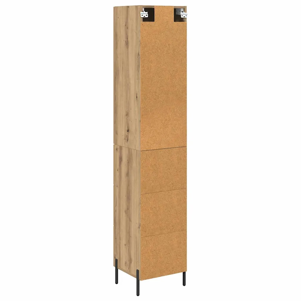 Credenza con cassetto Rovere artigianale 34,5 x 34 x 180 cm 3415933