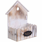Supporto per fioriera quadrato in legno 26x13x33/11H cm