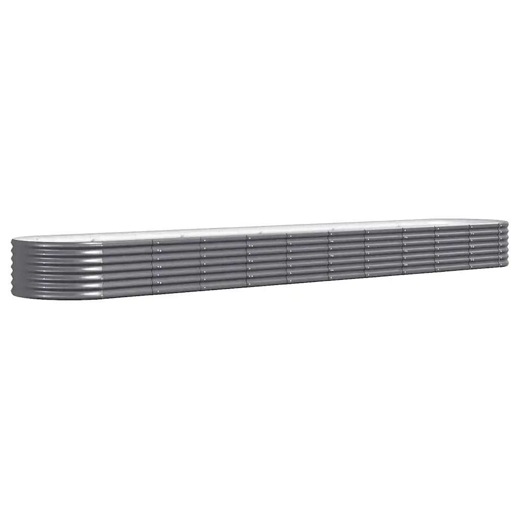 Letto da Giardino in Acciaio a Polvere 440x80x36 cm Antracite