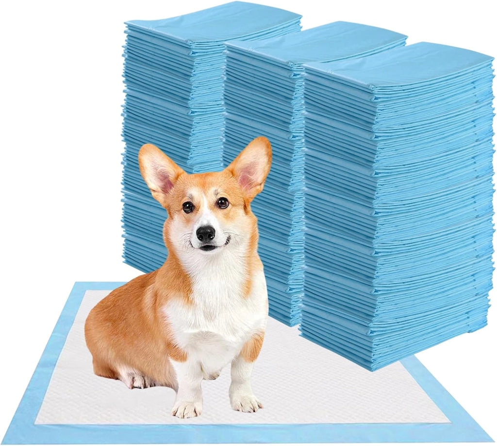 Coprimaterasso per cani e gatti, 60 x 90 cm, usa e getta a 5 strati, anti-perdita, tappetino educatore per cani comodo, super assorbente, apprendimento della pulizia (60 x 90 cm, 150 pezzi)