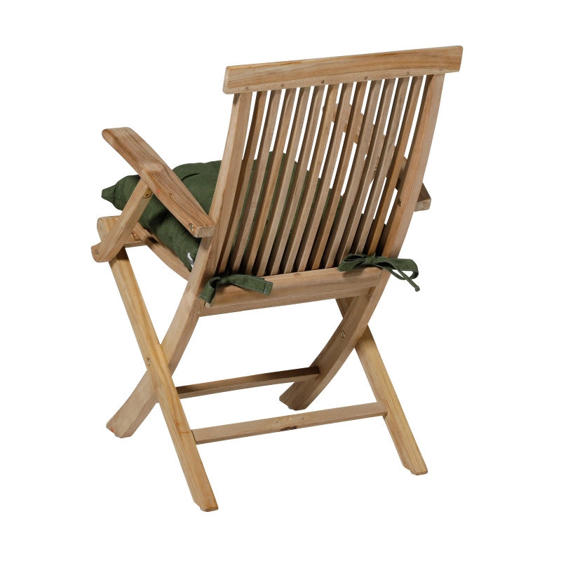 Galette de chaise de jardin PANAMA 45 x 45 cm - MADISON SÃ©rie Classique - Vert