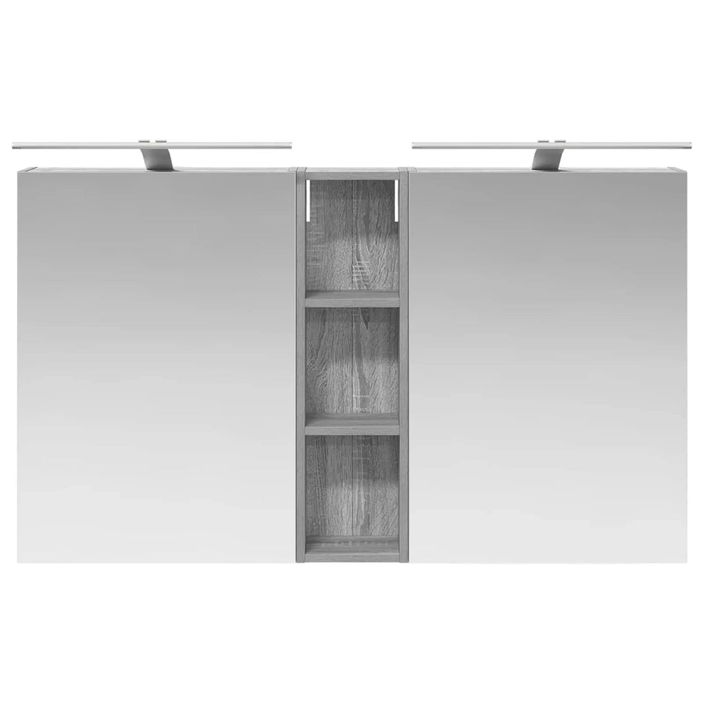 Set di Armadi da Bagno con lo scaffale 3 pcs 120 x 14,5 x 70 cm 3403757
