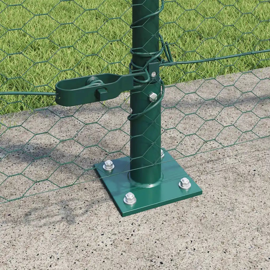 Palo della recinzione Verde 50 x 1,5 m (maglia da 25 mm)