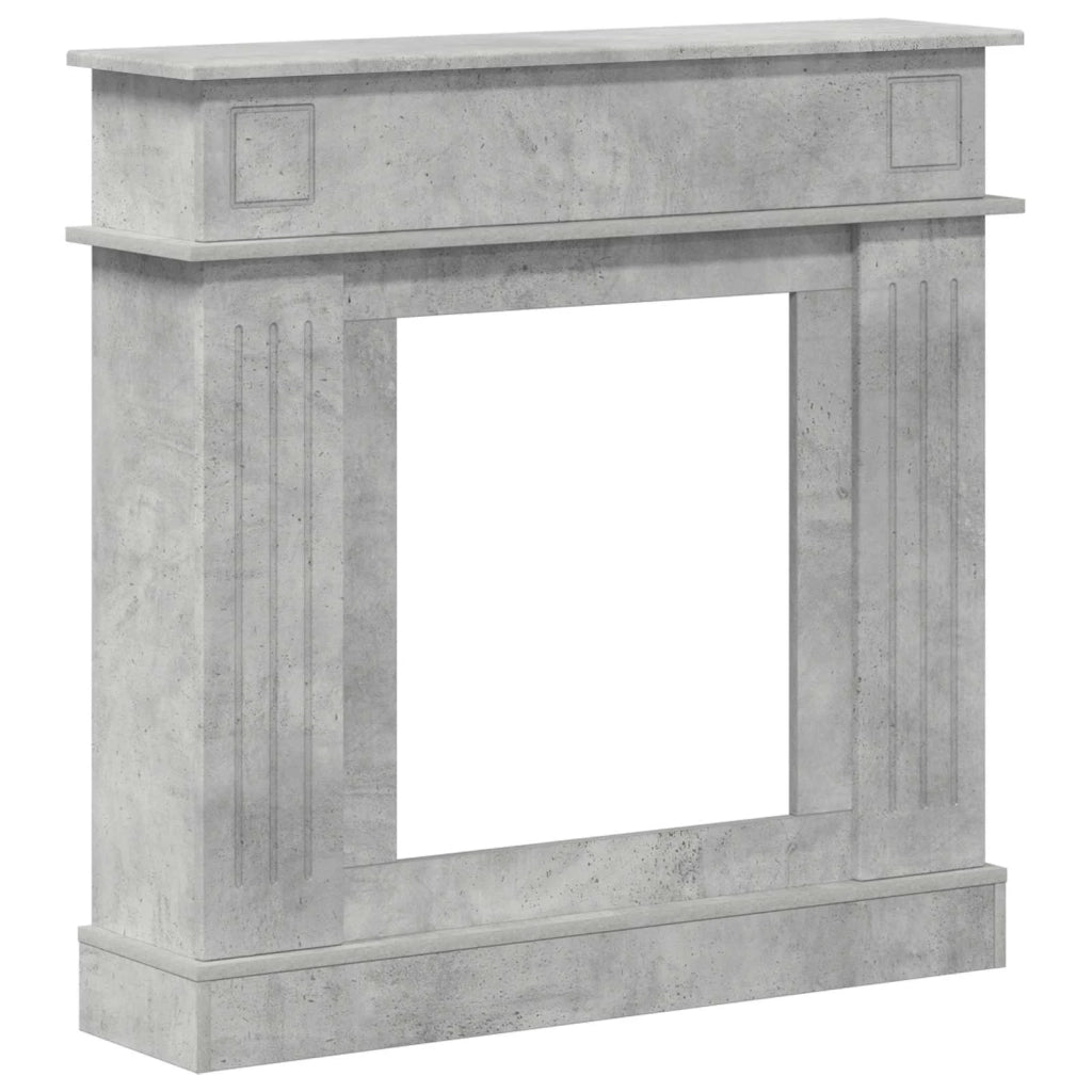 Cornice per camino Grigio Cemento 102 x 26 x 100 cm 8006645