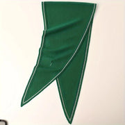 Sfida invernale morbida per donne - sciarpa invernale, respirante, con collo quadrato e motivi a reticello, 127 cm x 30,5 cm, sciarpa per tempo freddo
