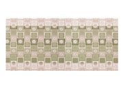 Tappeto Passatoia Tessuto Jacquard Linea Emozioni Dis Floreale Frizzy Verde - 57x400 - Verde