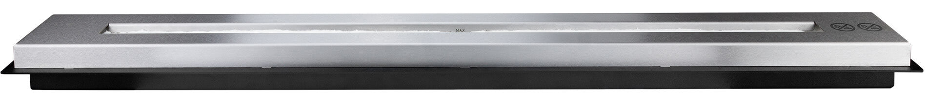 Bruciatore a Bioetanolo per Camini 90x11x5,3 cm 1,7 Litri Silver