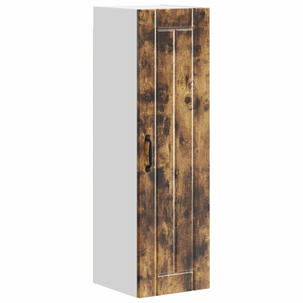 Armadietto a muro LUCCA Rovere Fumo 30 x 31 x 100 cm