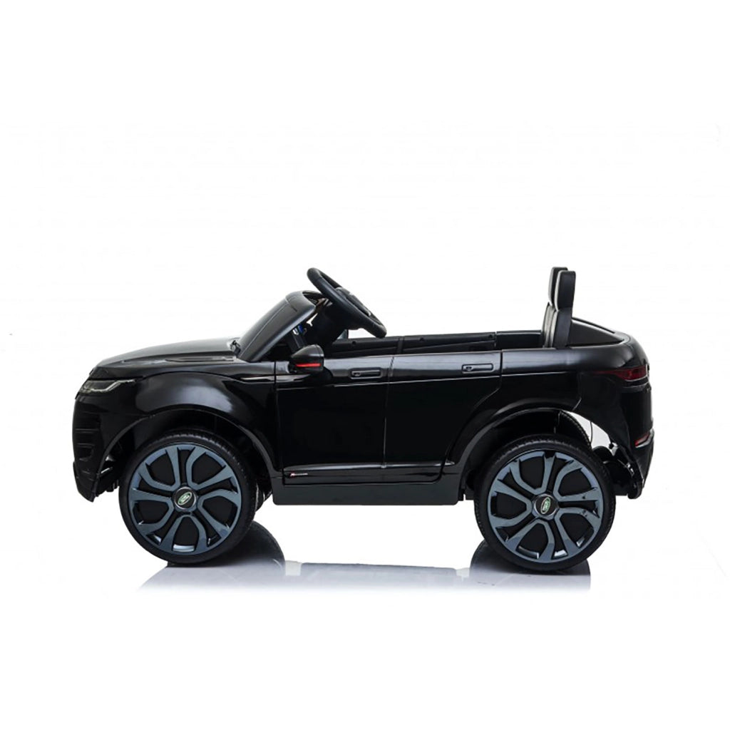 Macchina Elettrica per Bambini Licenza Land Rover Evoque 12V con Telecomando Nero