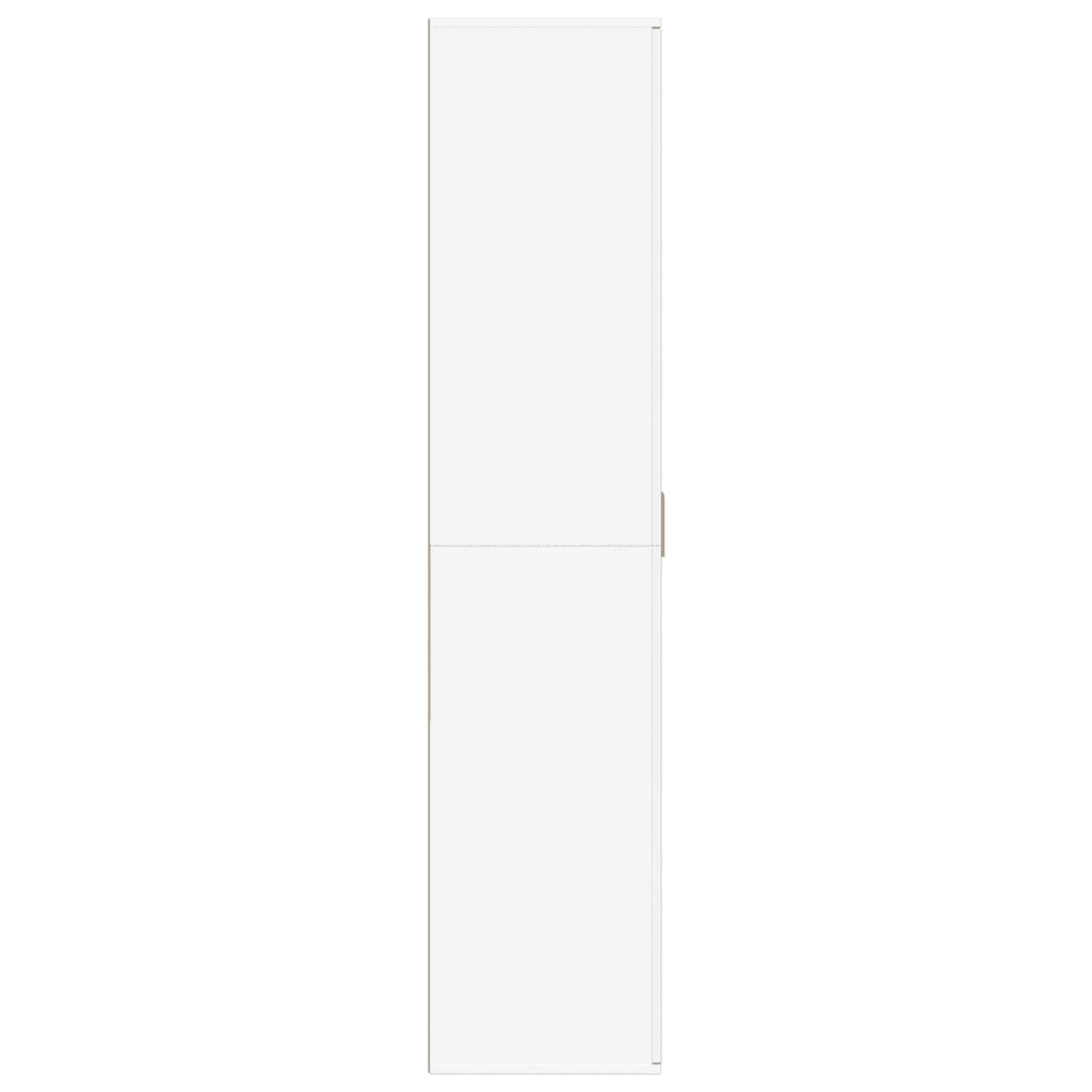 Scarpiera Bianca 80x39x178 cm in Legno Multistrato 3276672