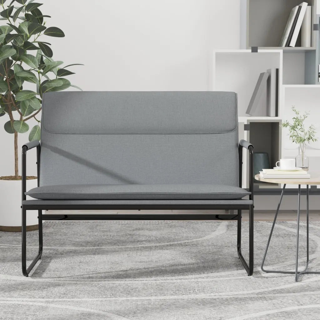 Panca Grigio Chiaro 100x64x80 cm in Tessuto CFW5594246